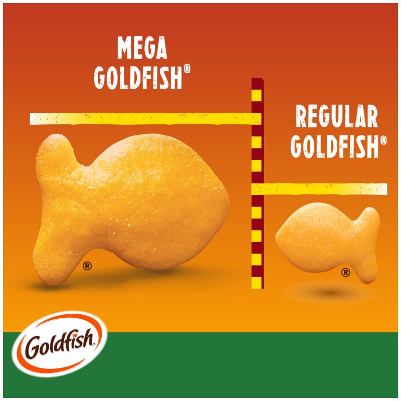 GOLDFISH MEGA BITES CHEDDAR JALAPENO CRACKERS 5.9 OZ BAG