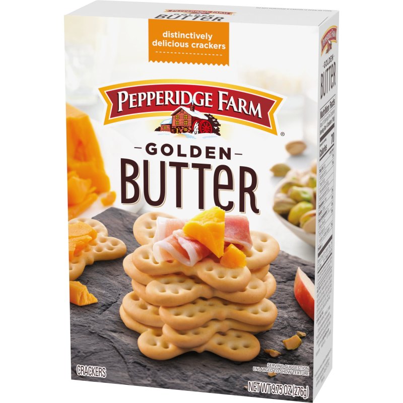 GOLDFISH PEPPERIDGE FARM GOLDEN BUTTER CRACKERS 9.75 OZ BOX