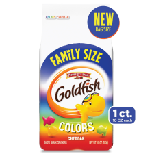 GOLDFISH CRACKERS 1 PACK COLORS FAMILY SIZE
