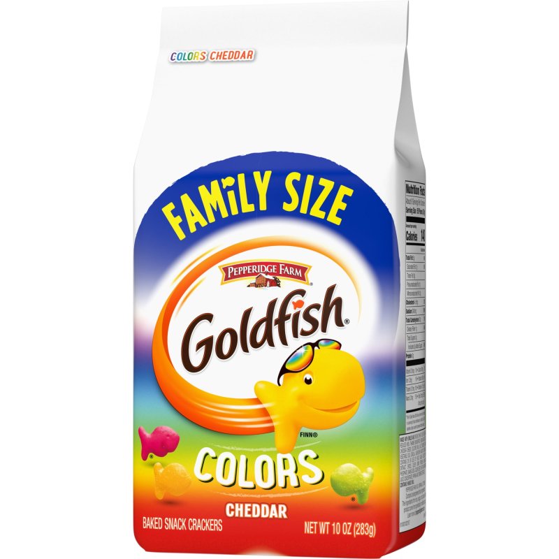 GOLDFISH CRACKERS 1 PACK COLORS FAMILY SIZE