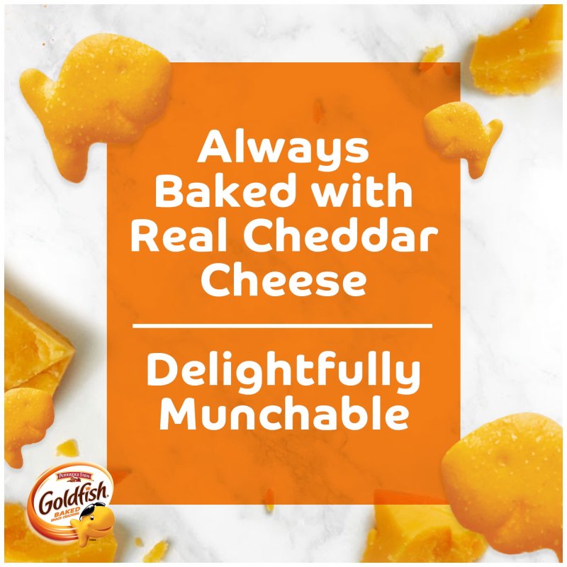 GOLDFISH FAMILY SIZE GOLDFISH CHEDDAR CRACKERS 10 OZ BAG