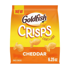 GOLDFISH PEPPERIDGE FARM GOLDFISH CHEDDAR CRISPS 6.25OZ