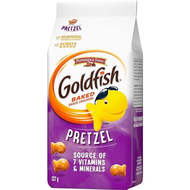 GOLDFISH PEPPERIDGE FARM GOLDFISH 1PACK PRETZEL CRACKERS