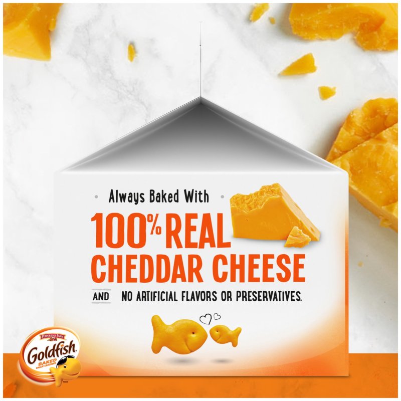 GOLDFISH CHEDDAR CHEESE CRACKERS 2 OZ 1PACK