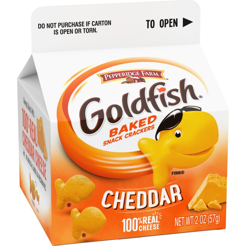 GOLDFISH CHEDDAR CHEESE CRACKERS 2 OZ 1PACK