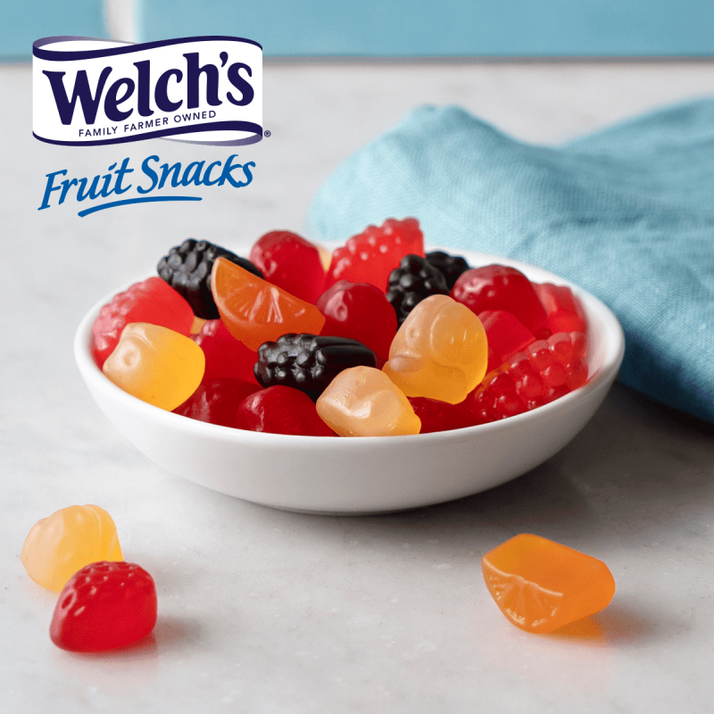 WELCH'S MIXED FRUIT BULK FRUIT SNACKS 0.8OZ POUCHES 132 COUNT CASE