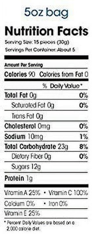 WELCHS FRUIT SNACKS ISLAND FRUITS FLAVOR 5 OZ BAGS PACK OF 12