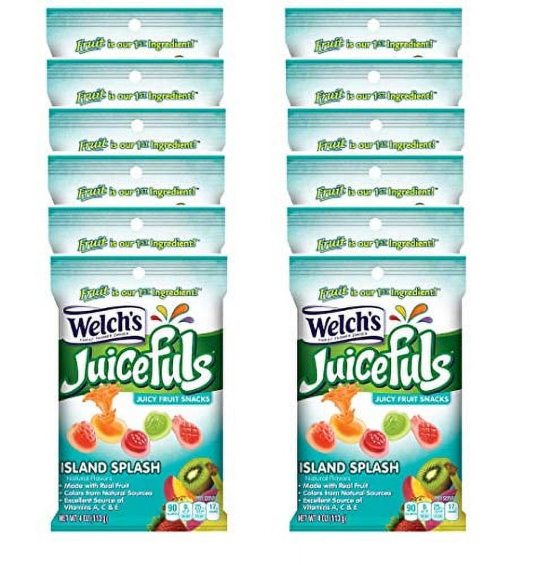 WELCHS JUICEFULS ISLAND SPLASH 4 OZ PACK OF 12