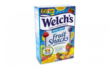 WELCHS MIXED FRUITS SNACKS 66 COUNT