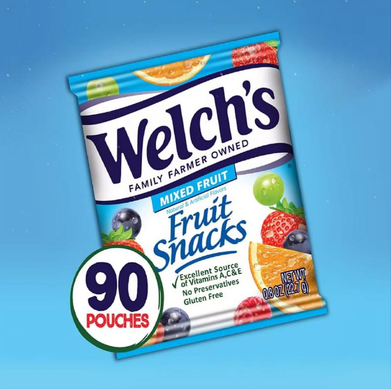 WELCH'S GUMMY FRUIT SNACKS | INDIVIDUALLY WRAPPED HEALTHY SNACK FOR KIDS & ADULTS |