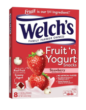 WELCHS FRUIT N YOGURT STRAWBERRY FRUIT SNACKS 8 CT PACK OF 6