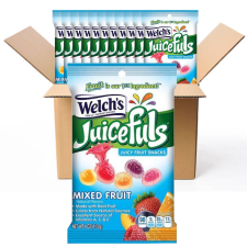 WELCHS JUICEFULS MIXED FRUIT SNACKS 4 OZ PACK OF 12 FOR HEALTH-CONSCIOUS SNACKING