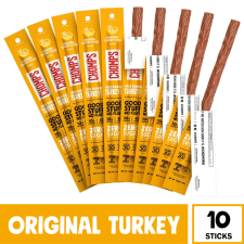 CHOMPS FREE RANGE TURKEY JERKY STICKS HIGH PROTEIN GLUTEN FREE SUGAR
