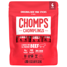 CHOMPS ORIGINAL BEEF CHOMPLINGS - HEALTHY SNACK FOR MEAT LOVERS