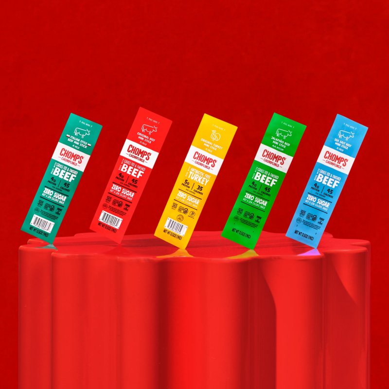 CHOMPS MINI ANTIBIOTIC-FREE ORIGINAL TURKEY CHOMPLINGS 6 PACK 0.5OZ STICKS