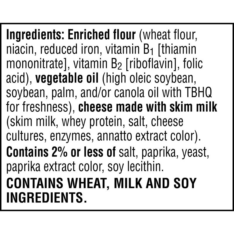 CHEEZ-IT ORIGINAL CHEESE CRACKERS BAKED SNACK 21 OZ