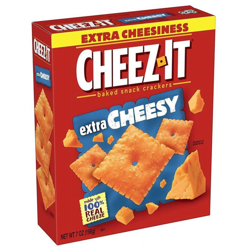 CHEEZ-IT EXTRA CHEESY CHEESE CRACKERS 7.0 OZ 2-PACK
