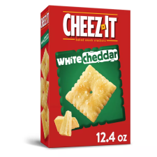 CHEEZ-IT WHITE CHEDDAR BAKED SNACK CRACKERS 12.4OZ PACK OF 2