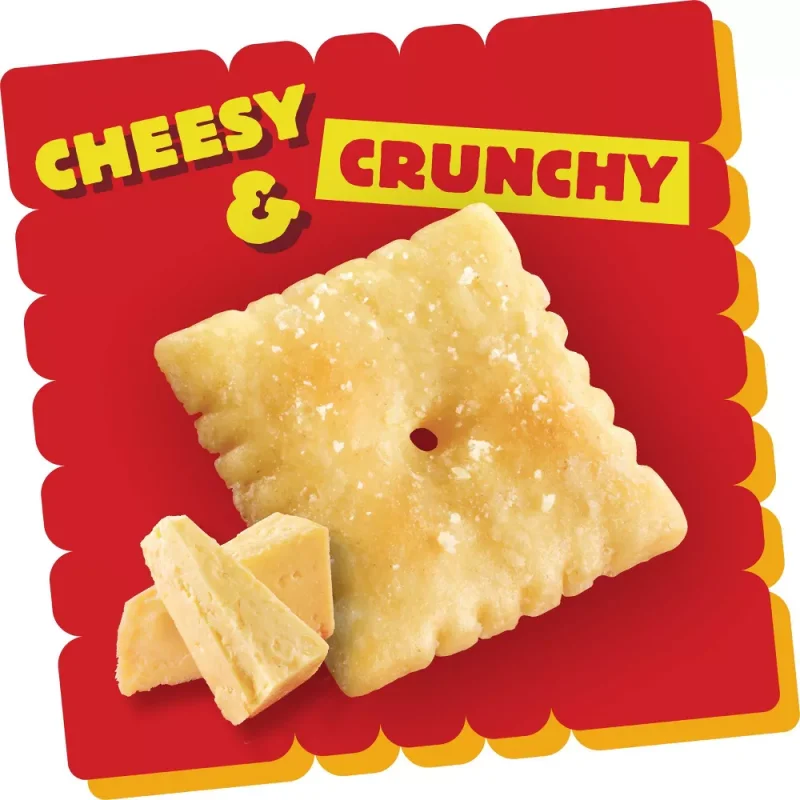 CHEEZ-IT WHITE CHEDDAR BAKED SNACK CRACKERS 12.4OZ PACK OF 2