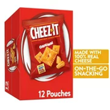 CHEEZ IT ORIGINAL CHEESE CRACKERS 4 PACK FOR DELICIOUS SNACKING