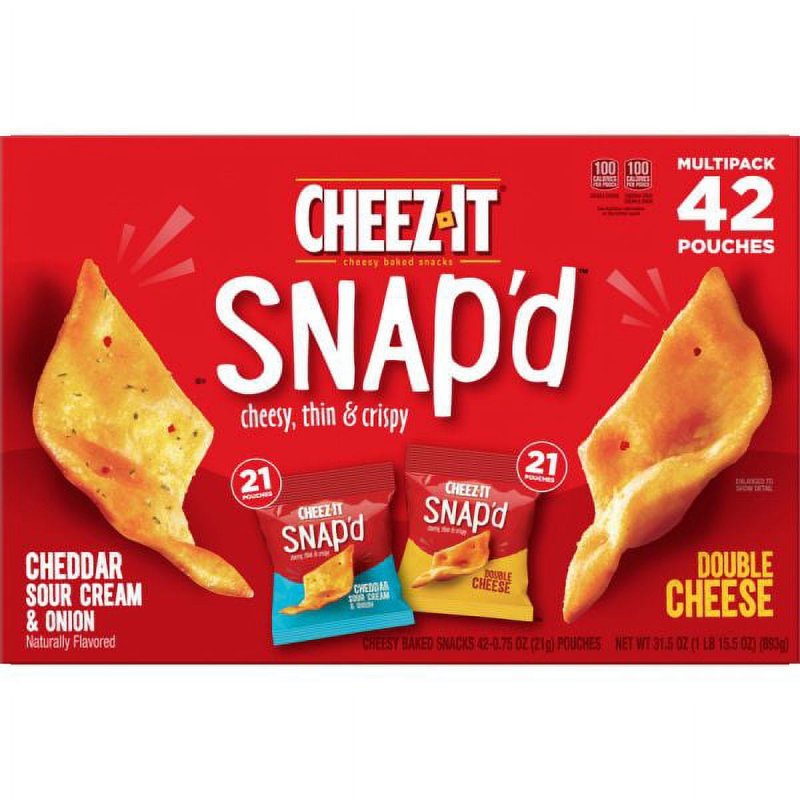 CHEEZ-IT SNAPD BAKED CHEESE VARIETY PACK
