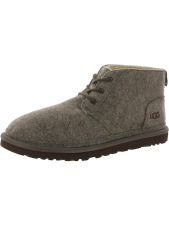 UGG WOMEN'S REFELT NEUMEL FAUX FUR-LINED LACE-UP ANKLE BOOTS