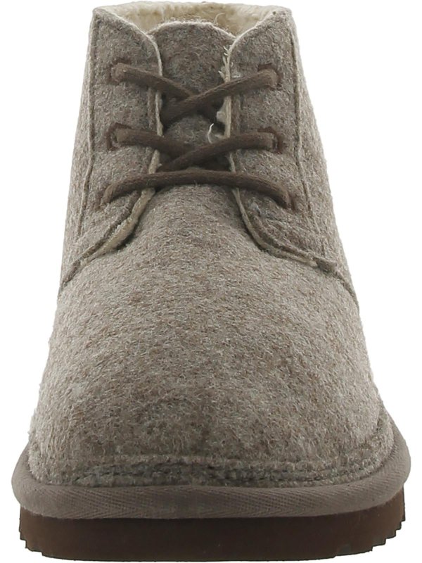 UGG WOMEN'S REFELT NEUMEL FAUX FUR-LINED LACE-UP ANKLE BOOTS