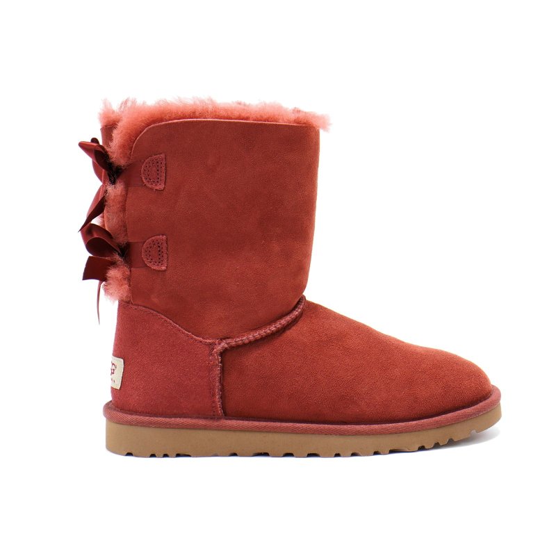UGG WOMEN'S BAILEY BOW REDWOOD 5 M US BOOTS