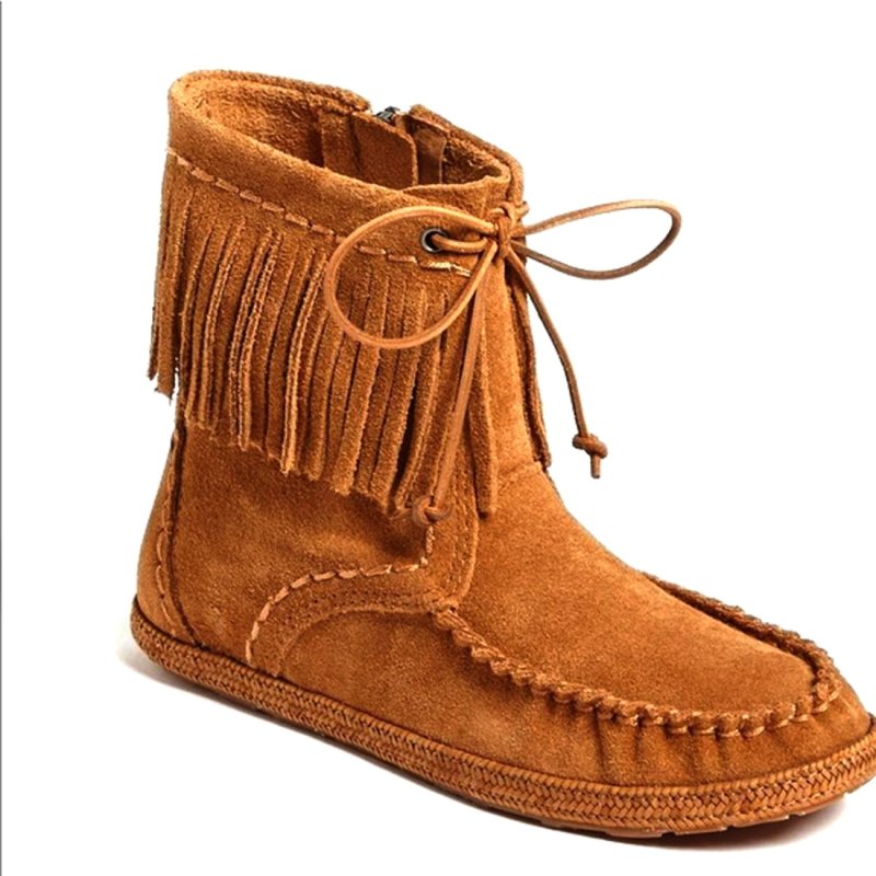 UGG AUSTRALIA KIDS 6 CLASSIC MINI II BOOTS CHESTNUT BROWN