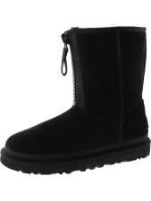UGG WOMEN'S MID-CALF SUEDE WINTER SNOW BOOTS