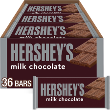 HERSHEYS MILK CHOCOLATE BARS 1.55 OZ 36 COUNT - AMERIKASEPETIM