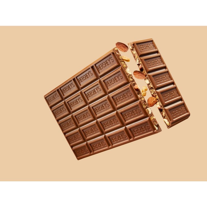HERSHEY'S SYMPHONY CHOCOLATE ALMOND TOFFEE GIANT CANDY BAR 7.37 OZ 25 PIECES
