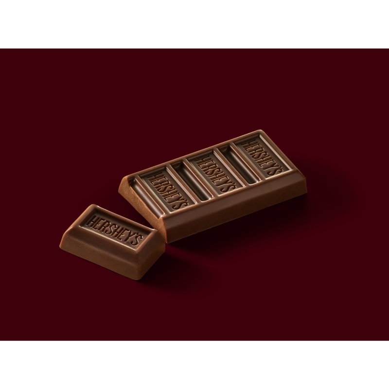 HERSHEYS MILK CHOCOLATE SNACK SIZE BARS 0.45 OZ 12 PACK