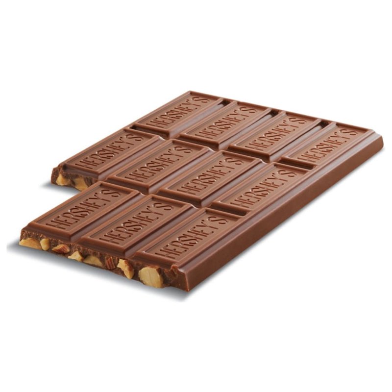 HERSHEY'S MILK CHOCOLATE ALMOND XL CANDY BAR 4.25 OZ 16 PIECES
