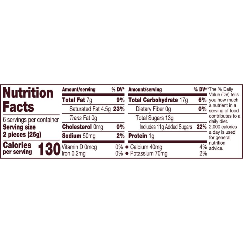 HERSHEYS COOKIES N CREME SNACK SIZE CANDY BARS 045 OZ 12 COUNT