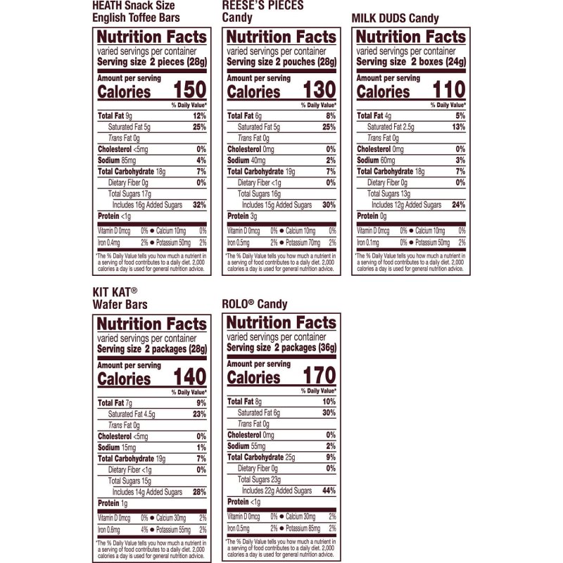 HERSHEY ASSORTED FLAVORED SNACK SIZE CANDY PARTY PACK 35.04 OZ