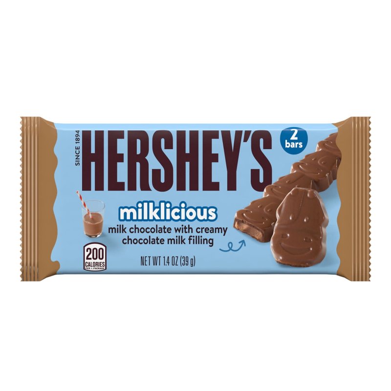 HERSHEY'S MILKLICIOUS MILK CHOCOLATE BAR 1.4 OZ