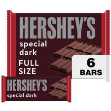 HERSHEYS SPECIAL DARK MILDLY SWEET CHOCOLATE BARS 1.45 OZ 6 COUNT