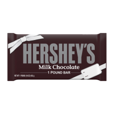 HERSHEYS MILK CHOCOLATE BAR 1 LB LARGEST SIZE PACK