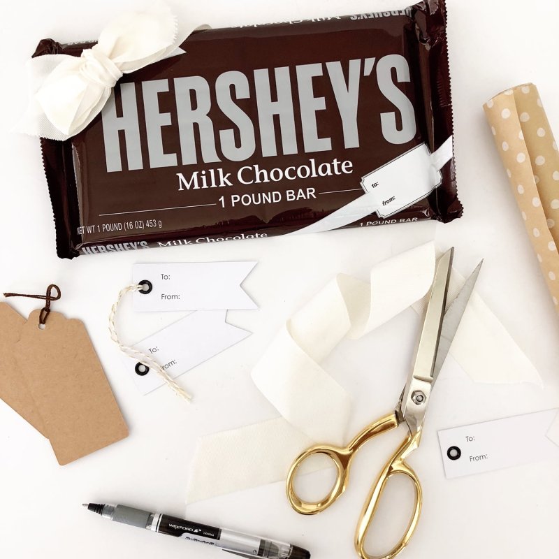 HERSHEYS MILK CHOCOLATE BAR 1 LB LARGEST SIZE PACK