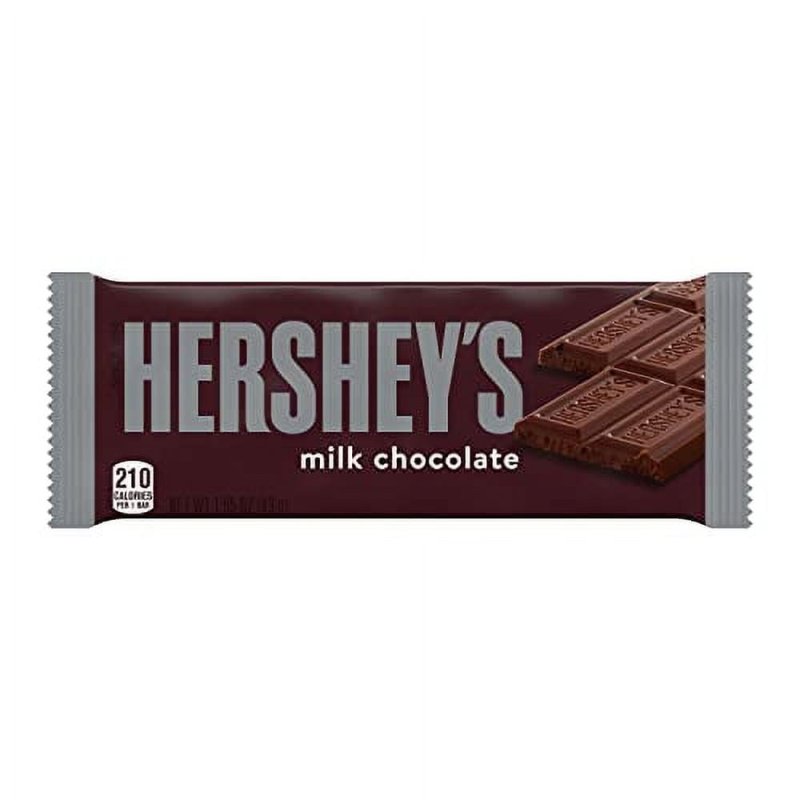 HERSHEYS MILK CHOCOLATE INDIVIDUALLY WRAPPED CANDY BARS 1.55 OZ 36 COUNT