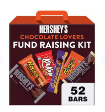TALIAPOSY CHOCOLATE CANDY BAR VARIETY PACK FUNDRAISING KIT 52CT VARIETY PACK FOR AMERIKASEPETIM