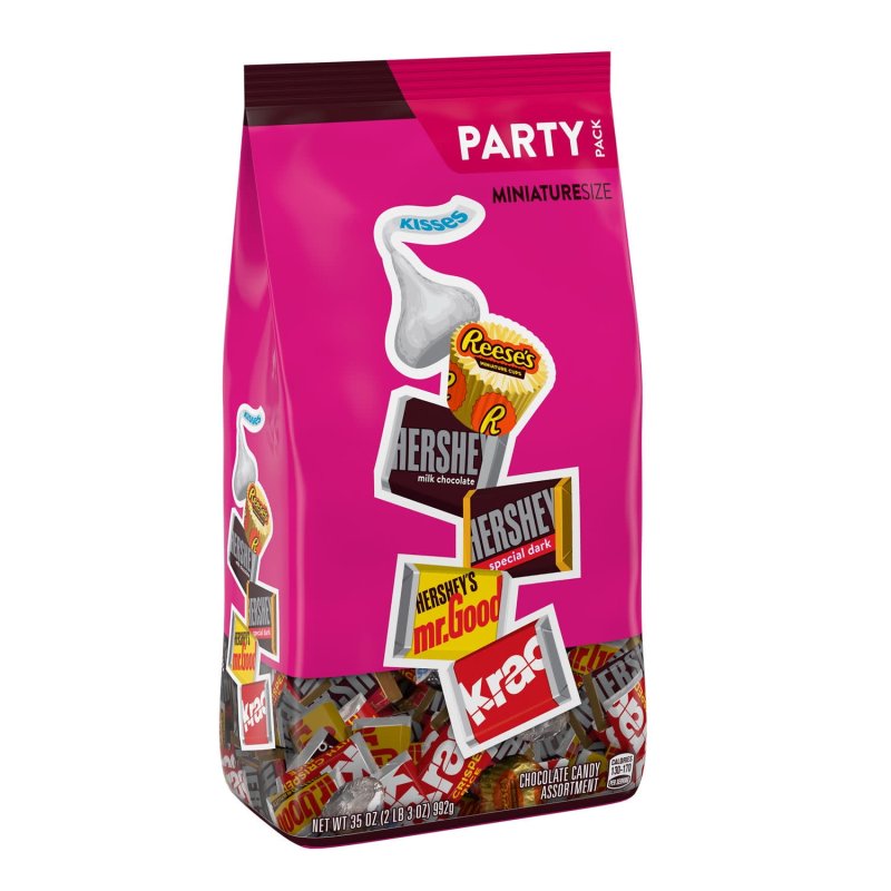 HERSHEY'S AND REESE'S CHOCOLATE CANDY PARTY PACK 35 OZ
