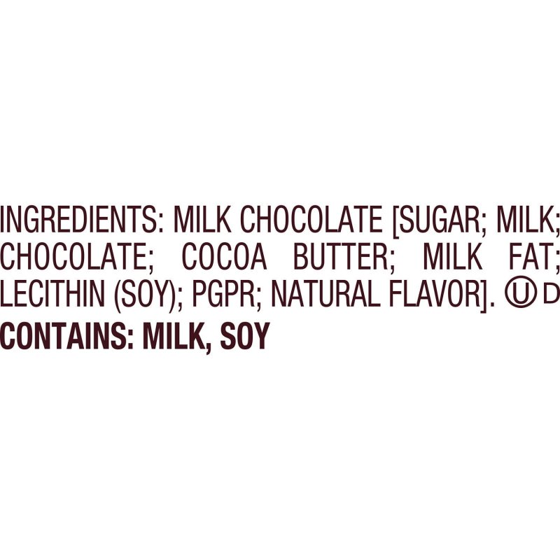 HERSHEY MILK CHOCOLATE VALENTINE EXCHANGE CANDY BARS 1.55 OZ 6 COUNT