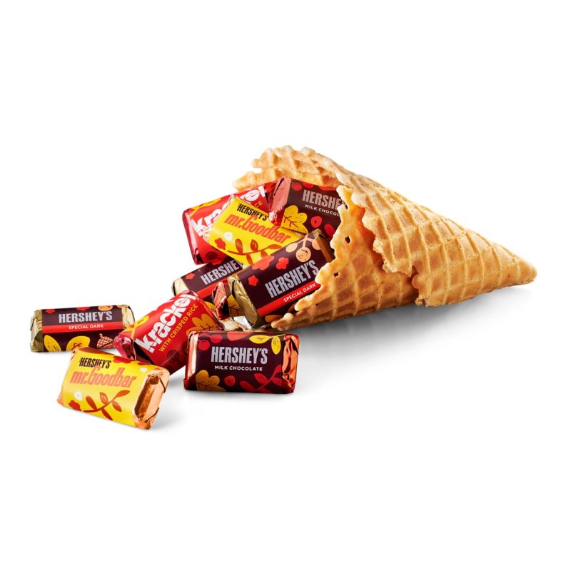 HERSHEYS MINIATURES ASSORTED CHOCOLATE HALLOWEEN CANDY BAG 9.9 OZ