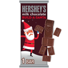 HERSHEYS MILK CHOCOLATE SANTA CHRISTMAS CANDY BAR 4.32 OZ