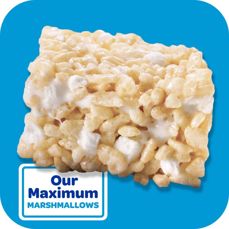 RICE KRISPIES TREATS HOMESTYLE ORIGINAL CHEWY CRISPY MARSHMALLOW SQUARES 6.98 OZ 6 COUNT