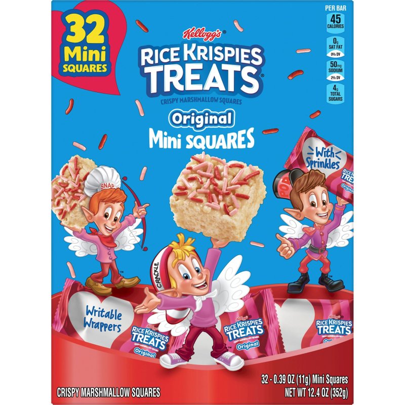 RICE KRISPIES TREATS CHEWY MINI MARSHMALLOW SNACK BARS 12.4 OZ