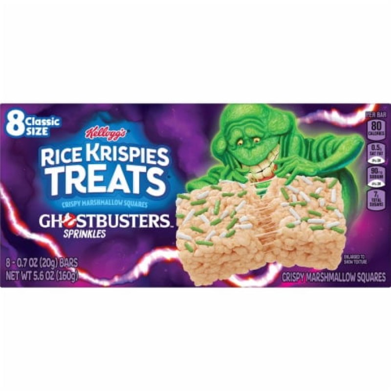 RICE KRISPIES TREATS GHOSTBUSTERS SPRINKLES MARSHMALLOW SQUARES
