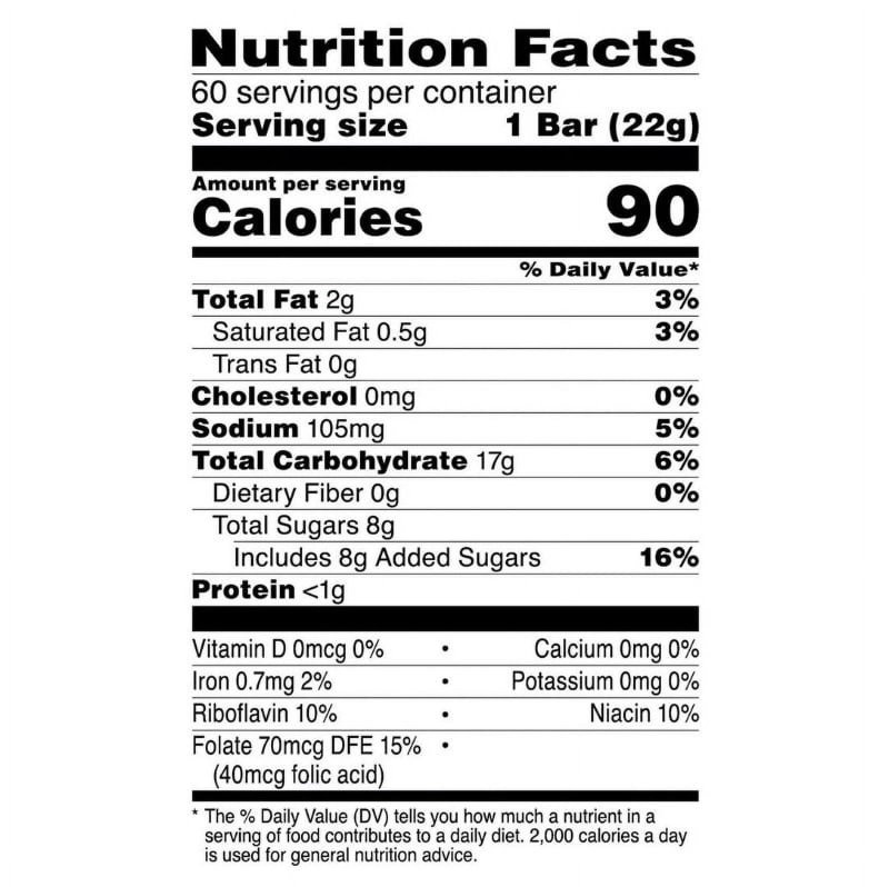 RICE KRISPIES TREATS NATURAL FLAVOR 60 CT 0.78 OZ PACK